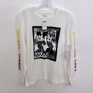 Vans x Disney , Mickey and Minnie Mouse , long sleeve, size medium